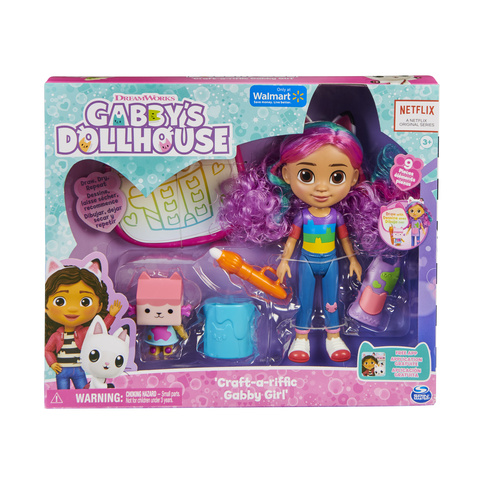 Poupee deluxe craft doll gabby et la maison magique multicolore Spin Master