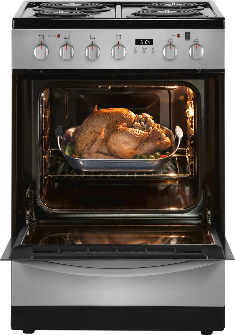 Frigidaire 24" Stainless Steel Freestanding Electric Range - Thumbnail 2