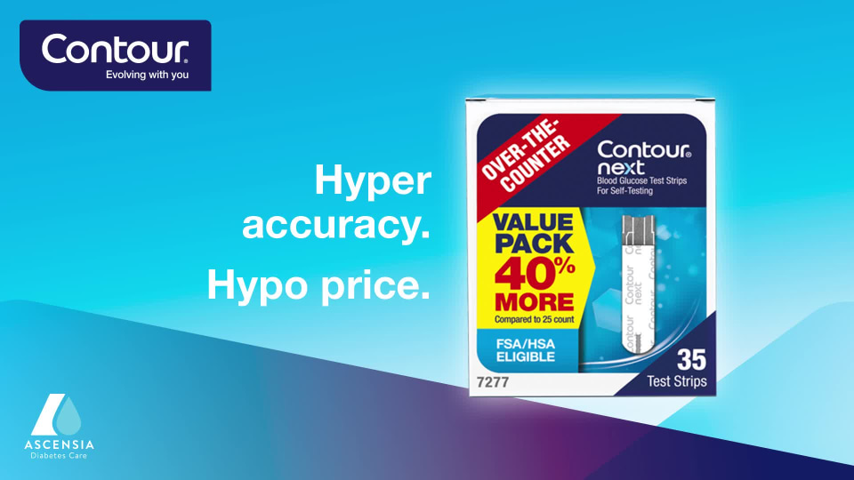 Contour Next Blood Glucose Meter Test Strips