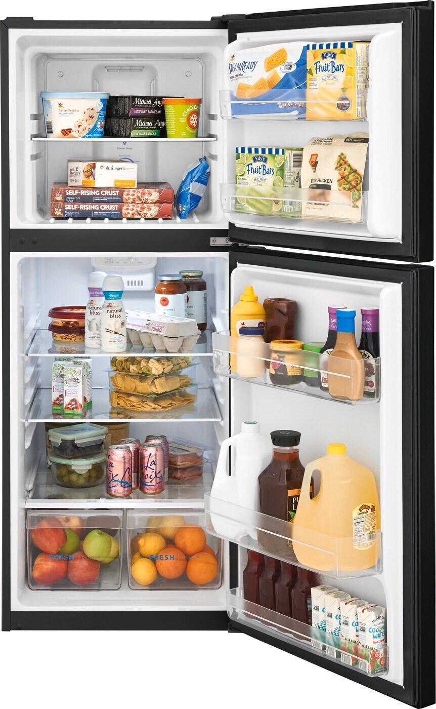 11.6 Cu. Ft. Top Freezer Apartment-Size Refrigerator Black-FFET1222UB