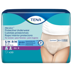 Tena Incontinence Underwear for Women - Super Plus Absorbency - S/M - 72ct