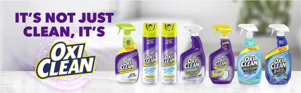 OxiClean Bathroom and Kitchen Cleaning products