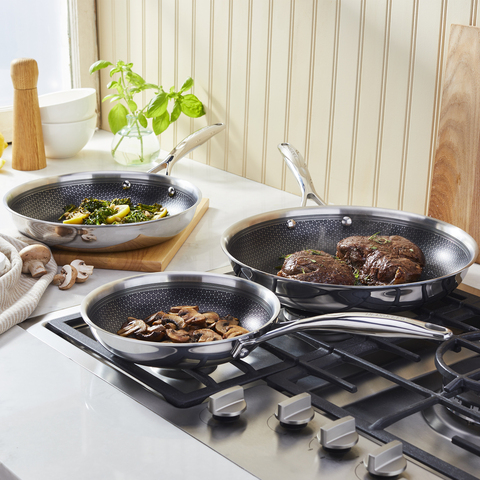 Hxagon 3-pc Fry Pan set