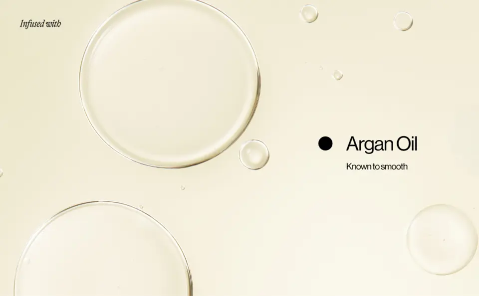 Infused with argan oil