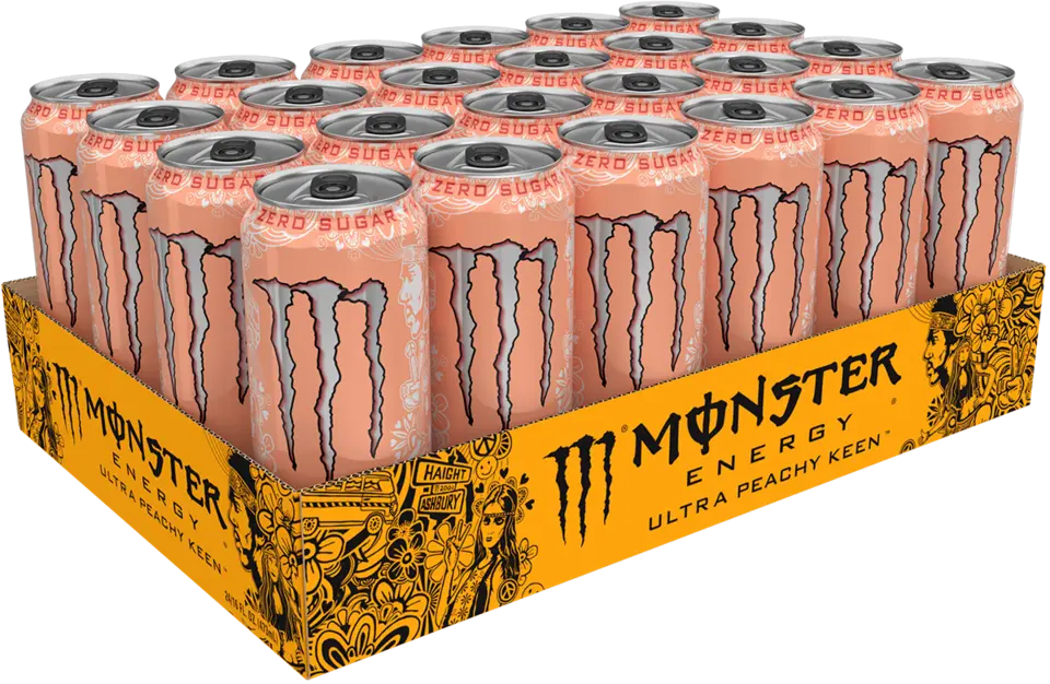 Monster Energy Ultra Peachy Keen - 16 Fl. Oz. - vons