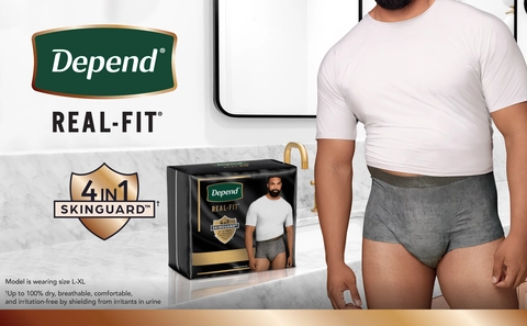Depends real fit for men online