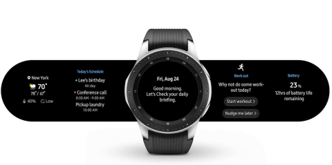 Samsung Galaxy Watch Smartwatch 42mm Stainless Steel Rose Gold