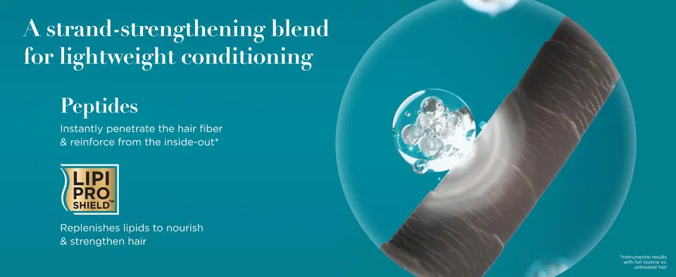 A strand strengthening blend for lightweight conditioning