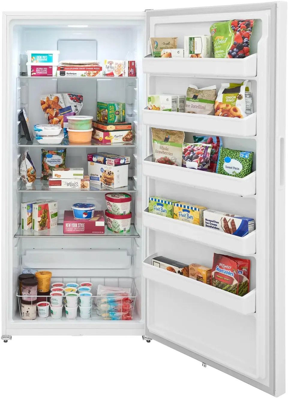 ぷーか Frigidaire 20 Cu. Ft. Upright Freezer in White