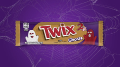 Twix Caramel & Chocolate Halloween Ghost Cookie Candy Bar, 1.06 Oz. - Big  Lots