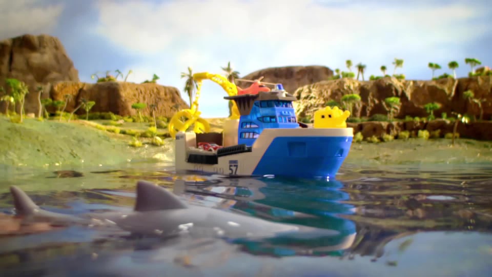 Matchbox Marine Rescue Shark Ship