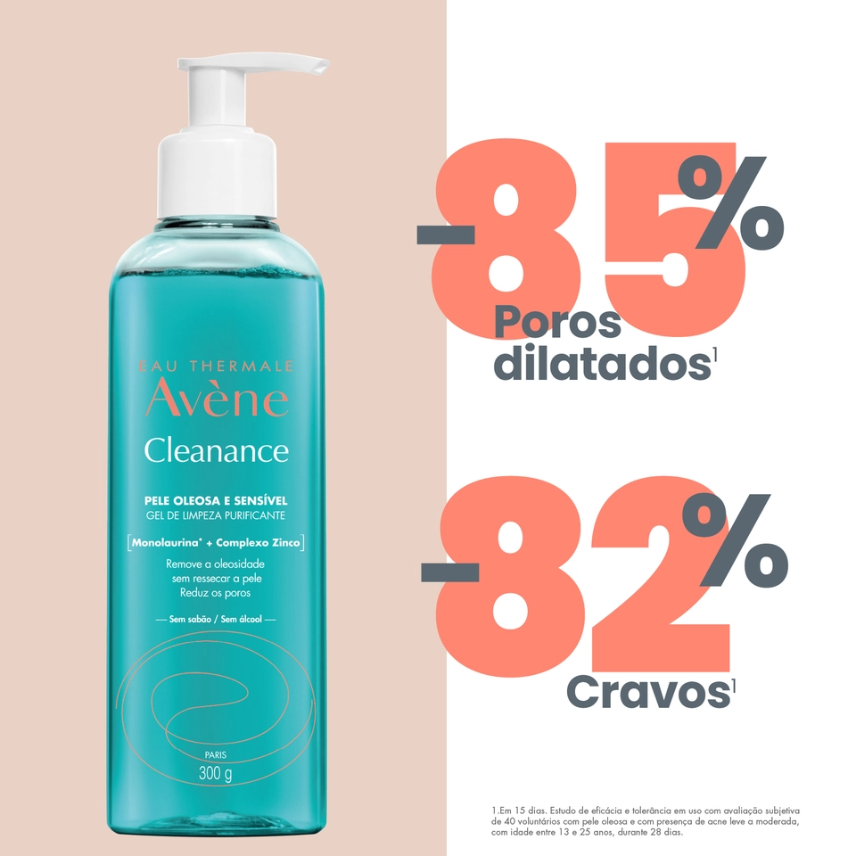 Gel de Limpeza Avène Cleanance Pele Oleosa 300g