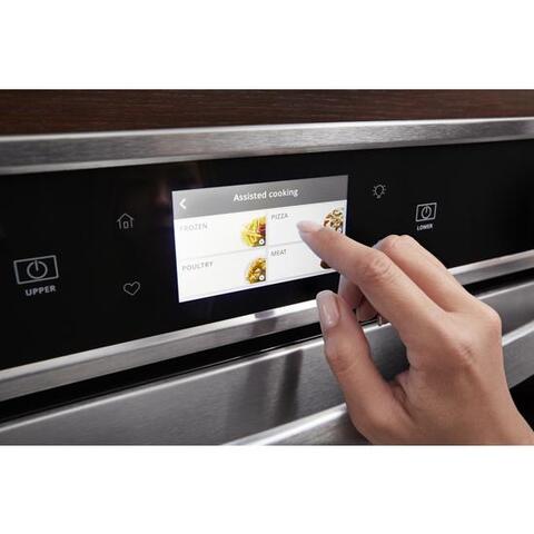 Whirlpool 27 Wall Oven Microwave Combo with Air Fry in Fingerprint  Resistant Stainless Steel