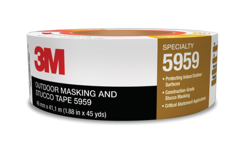 3M 2380 Masking Tape, 1/2 x 60 yds., 7.5 Mil Thick