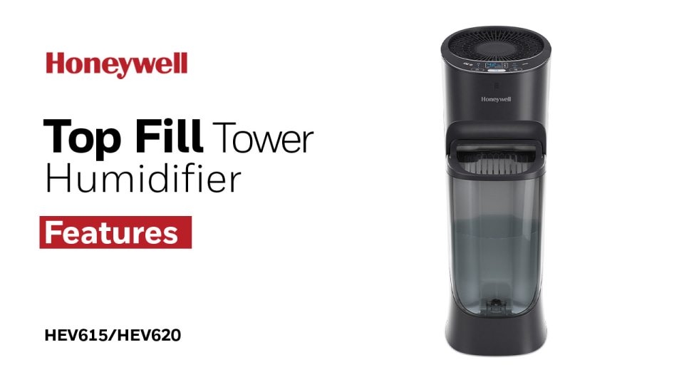 Honeywell Environmental HEV620W Top Fill Cool Moisture Tower Humidifier