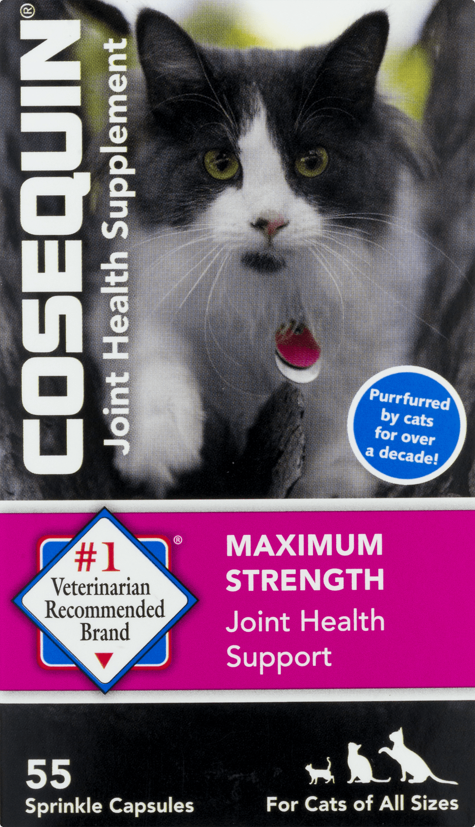 Cosequin Feline Sprinkle Capsules 55count, 4pack Homesmartcamera