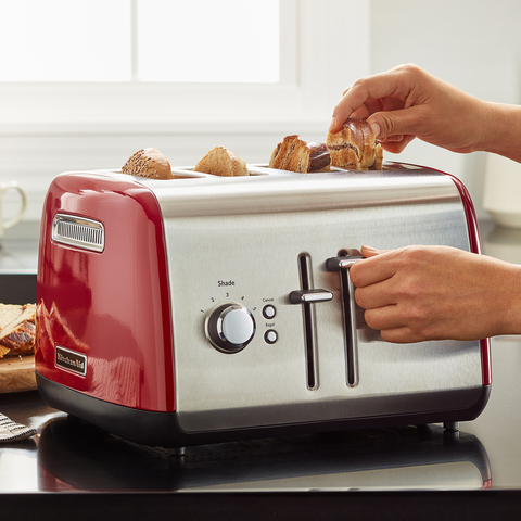  KitchenAid Digital Countertop Oven with Air Fry - KCO124BM &  4-Slice Toaster with Manual High-Lift Lever - KMT4115: Home & Kitchen