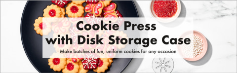 OXO 12 Disks Cookie Press with Storage Case - Macy's