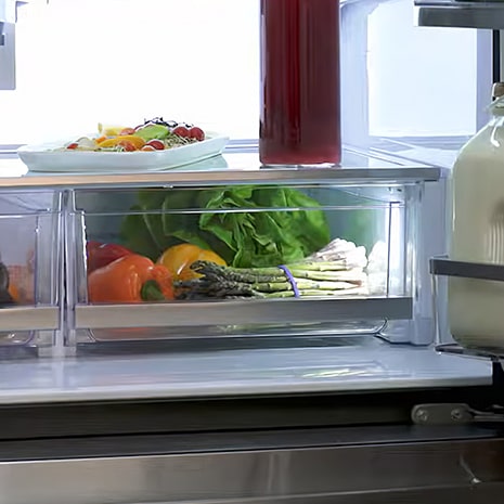 Ge Profile Smart 27 9 Cu Ft 4 Door French Door Refrigerator With Ice Maker And Door Within Door Fingerprint Resistant Stainless Steel Energy Star In The French Door Refrigerators Department At Lowes Com