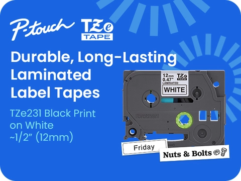 TZE2311 | LabelMakersPrinters | By Brother