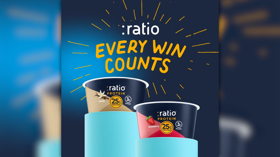 thumbnail video image 2 of Ratio Yogurt Protein Cultured Dairy Snack, Vanilla, 25g Protein, 1 lb 5.2 oz (4 Cups), 2 of 16