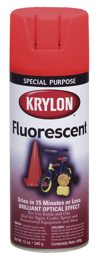 Krylon - Enamel Spray Paint: Red Orange, Gloss, 16 oz - 00264929