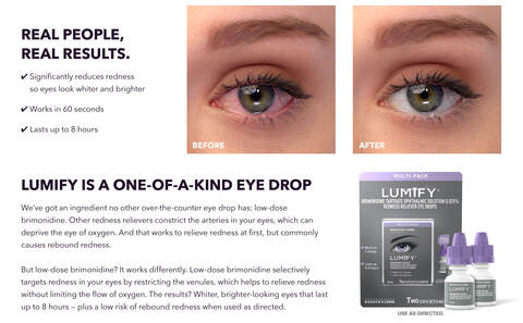 LUMIFY&#174; Redness Reliever Eye Drops