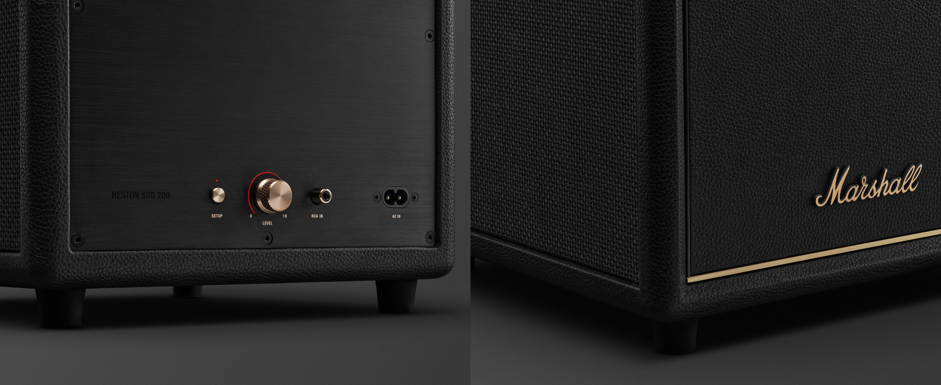 Marshall Heston Sub 200 Subwoofer with Deep Bass and Bluetooth LE