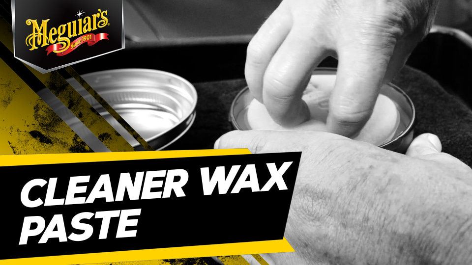 Meguiar's Cleaner Wax - Paste Wax Cleans, Shines and Protects in