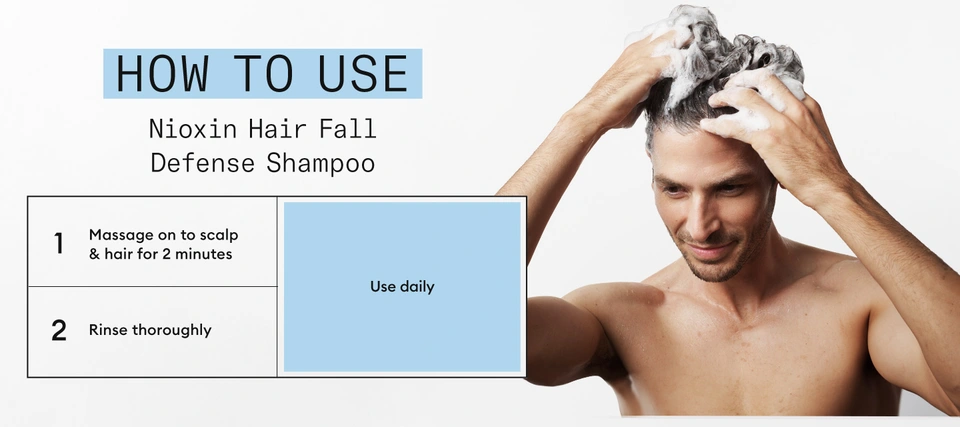 How to Use Nioxin Hair Fall Defense Shampoo