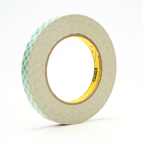 3M Double-Sided Paper Tape [Rubber Adhesive] (410M): 2 in. x 36 yds.  (Off-White)