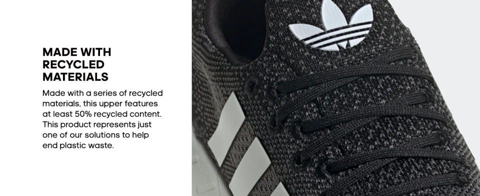 adidas gazelle silver green womens adidas Swift Run Men's Shoes Core Black/Core Black/White main image 1