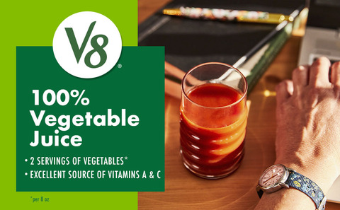 V8 Original 100% Vegetable Juice, 64 fl oz Bottle 