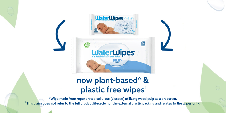 WaterWipes Sensitive Baby Wipes, Unscented, 60 count