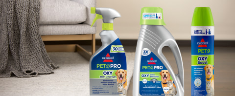 BISSELL Professional Pet Urine Elimator with Oxy and Febreze Carpet Cleaner  Shampoo Deep Cleaner Formula with Febreeze 