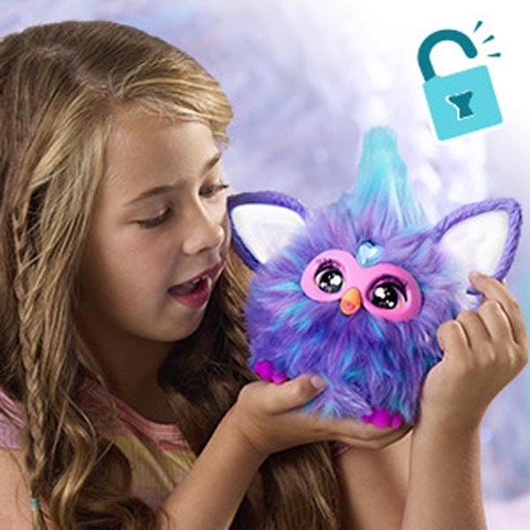 Furby Purple Plush Interactive Toys for 6 Year Old Girls & Boys & Up 