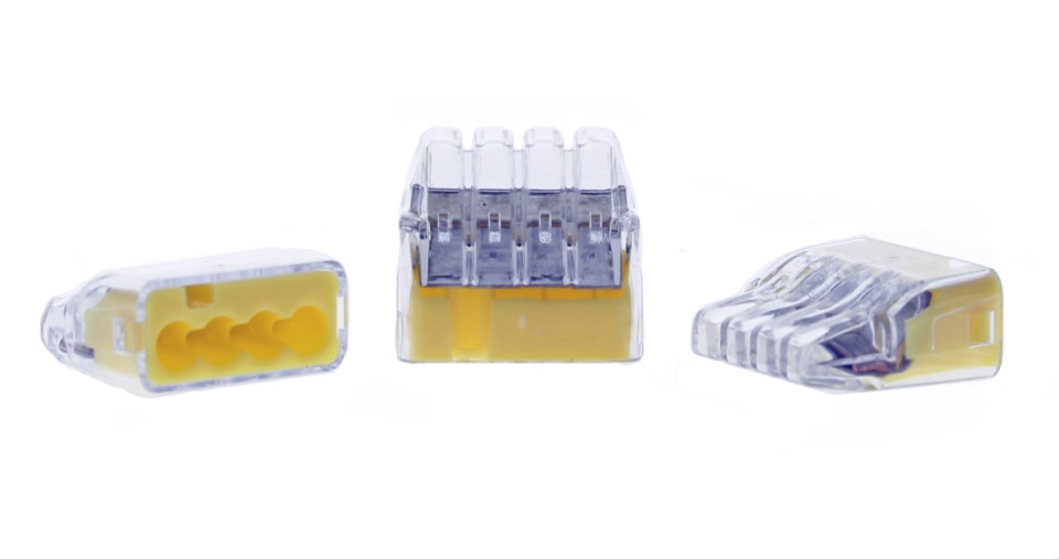Ideal - 4 Port, 18 to 14 (Strand) AWG Compatible, Push-In