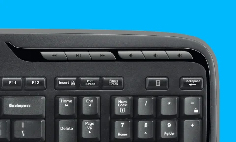 Logitech Desktop MK320 Wireless Keyboard & Mouse, Black (920