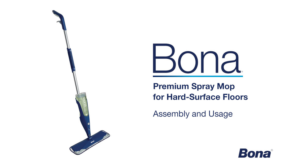 Bona Premium Spray Mop, with Stone Tile Laminate & LVT Floor Cleaner