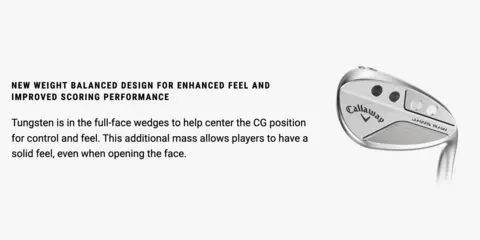 Callaway JAWS Raw Full Face Wedge | Golf Galaxy