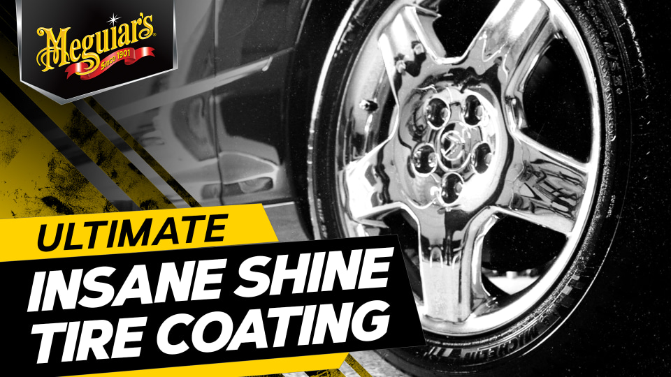 Meguiar's - Take tires to the next level with eye-popping 👀,  attention-grabbing tire shine! 😳 . Clean – Long-Lasting – High Gloss! .  It's our Highest gloss foam yet, Ultimate Insane Shine Foam! ✨