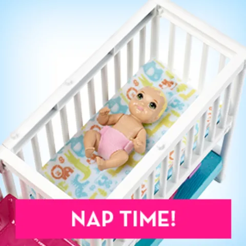 Barbie baby crib online