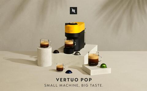 NESPRESSO Cafetera Vertuo Pop Blanca Nespresso