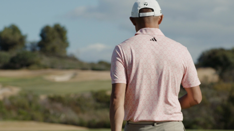 adidas Stripe Zip Golf Polo | PGA TOUR Superstore