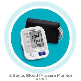 Omron BP742N 5 Series Advanced Accuracy Upper Arm Blood Pressure Monitor  for sale online
