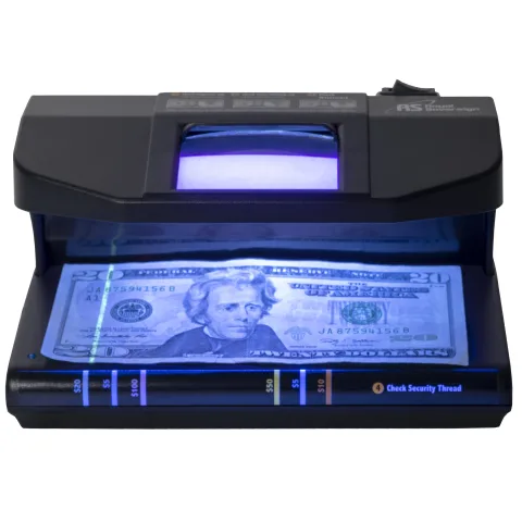 Royal Sovereign RCD-1000 Détecteur UV Faux Billets - Lampe UV Portable Pour Dollars, Passeports, Cartes ID