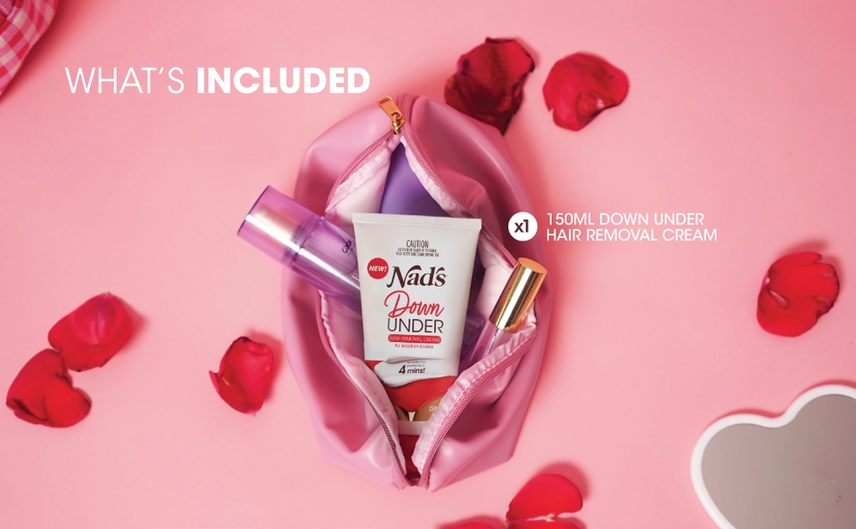 What is included - Nad's Down Under Hair Removal Cream