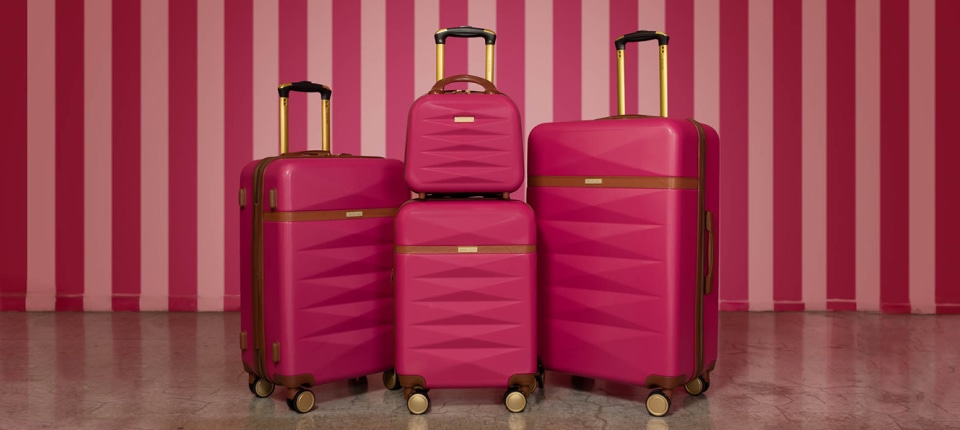 Puiche Jewel 3-Piece Spinner Luggage 