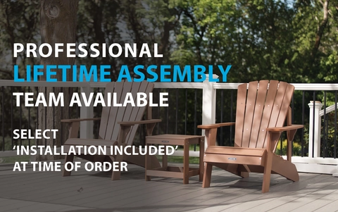 Lifetime adirondack chair stores online