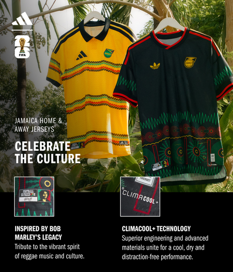 adidas Jamaica World Cup Away M10 Jersey - Men's | Champs Sports